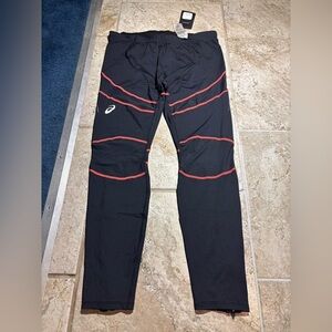 Asics Lightweight Neon Pink Seam Leggings Womens Size 2X NWT